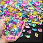 ZHBDMGK 120Pcs Plastic Toy Gems Pir