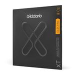 D'Addario Guitar Strings - XT Nickel Coated Electric Guitar Strings - XTE1046 - Extended String Life with Natural Tone, Feel - For 6 String Guitars - 10-46 Regular Light