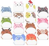 Agoer 28 Pack Animal Sticky Notes, 14 Styles Cute Sticky Notes Set, 700 Sheets Mini Memo Pads for Kids, Cartoon Reminder Note Pads for Children, Party Bags