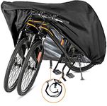 Szblnsm Bike Cover Waterproof Outdoor Bicycle Cover- XL-420D Heavy Duty Ripstop Material, Waterproof, Anti-UV-Offers Constant Protection for All Types of Bicycles All Through The 4 Seasons