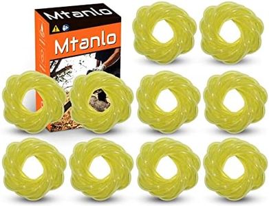 Mtanlo 32 Feet 3mm x 5mm 1/8"x3/16" Fuel Line Fit For Jonsered For Ryobi Chainsaw Trimmer, Roll Fuel Line