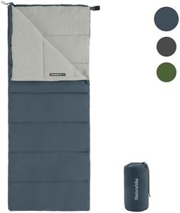 Naturehike Sac de Couchage Adulte, Sac de Couchage 3 Saisons Léger Rectangulaire Spliceable, pour Camping en Plein Air, Randonnée (Bleu)