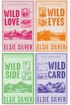Hachette UK Ltd Hill Series by Elsie 4 Books Collection Set (wild Love, Wild Eyes, Side Card), Silver, Rose