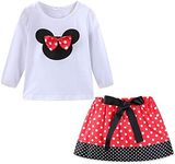 Mud Kingdom Girls Clothes 5 Cute Long Sleeve Outfits Red