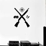 Gadgets Wrap 2018 Sale Limited Neymar Wxduuz Rifle Shooting Gallery Gun Target Shooter Art Decor Sticker Wall Stickers Removable Decals