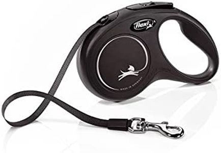 Flexi Classic Tape Retractable Dog Lead Black Small 5 Metres