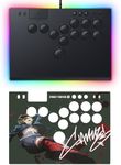 Razer Kitsune All-Button Arcade Controller & Street Fighter Cammy Vinyl Skin Bundle: For PS5 / PlayStation 5 & PC - Low-Profile Optical Switches - Slim Design - Chroma RGB - Full Top Plate Wrap