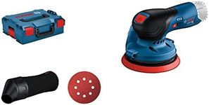 Bosch Professional 12V System GEX 12V-125 Cordless Random Orbit Sander (incl. Sanding disc (125 mm), 1x Sanding Paper, dust Bag, Without Rechargeable Batteries and Charger, in L-BOXX 136)