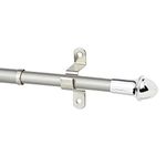 Bali Blinds 7/16" Cafe Rod, 28-48", Nickel