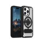 Rokform - iPhone 15 Pro Case, Crystal Series, Magnetic Clear iPhone 15 Pro Cover with RokLock Twist Lock, Slim Drop Tested Armor (Clear)