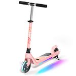 Electric Scooter for Kids, LINGTENG Scooter Has 4 Adjustable Heights for Children 6-10, Maximum Load Weight 110 Lbs, 2-Speed Adjustable Scooter, Ideal Gift