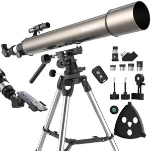 NACATIN Astronomy Telescope for Adults & Professionals, 102mm Aperture 900mm with Dual Slow-Motion Rods - for Ultra-Smooth & Precise Tracking, Telescope for Adults high Powered for Moon & Planets
