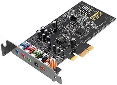 Creative Sound Blaster Audigy FX PCIe 5.1 Sound Card with High Performance Headphone Amp