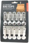 Kikkerland Aluminum Bag Clips - Large