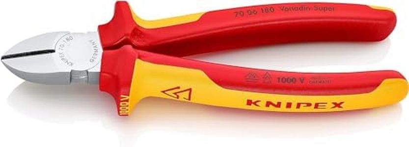 Knipex Diagonal Multi-Component Grips Cutter, 180 mm Long