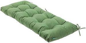 QILLOWAY Indoor/Outdoor Bench Cushion,51-Inches (Dark Green)