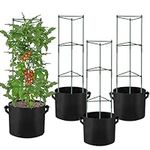 4 Packs 48 inches Tomato Cages with