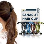 Sanas 4 Piece Fish Hair Clips Fish Style Hair Clip 3 Teeth Hair Clip Small Size Hair Clutchers In Multicolors Butterfly Claw Clasp Hair Clips for Women And Girls – Random Colors 4 Pieces