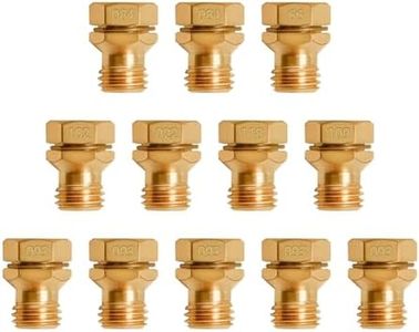 GRLP4 LP Natural Gas to Propane Conversion Kit - Gas Stove Propane Conversion Kit for Frigidaire Kenmore Electrolux Range/Cooktop/Stove- 12 PCS Brass With Instruction