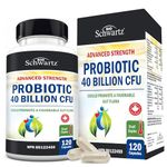 Daily Probiotic for Women & Men with 40 Billion CFU - Gut Health Complex with Probiotic for Women & Men - Shelf Stable Pre & Probiotics for Bloating Relief Digestive Enzyme Health | Non-GMO, 120ct