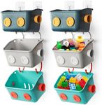 Noamus 6 Pack Bath Toy Storage Orga