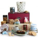 Ultimate Luxury Afternoon Tea Hamper - Biscuits, Fruit Cake, Cookies, Coffee & Tea Gift Set for Birthday, Anniversary, Celebration by Hay Hampers