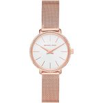 Michael Kors Women's Watch Pyper, 32 mm case Size, Two Hand Movement, Stainless Steel Mesh Strap