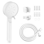 ELETHOR RV Shower Head with Hose, 5 Spray Modes High Pressure Handheld Shower Head with 1.5m/59inch Hose, Water Saving Shower Head for RV, Travel Trailer and Camper