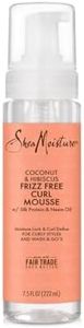 Shea Moisture Coconut & Hibiscus Frizz Free Curl Mousse w/ Silk Protein & Neem Oil, Pack of 1