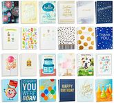 Hallmark All Occasion Cards Assortment—48 Cards with Envelopes (Birthday, Thank You, Congrats, Sympathy, Baby Shower, Blank), 5EDX1047