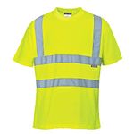 Portwest Hi-Vis T-Shirt, Size: M, Colour: Yellow, S478YERM