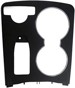 Center Console Cup Holder Trim Cover, Fit for Mercedes-Benz C250 C300 C350 C63 AMG 2008 2009 2010 2011 2012 2013 2014, Replaces 2046800307 20468003079H44, Black
