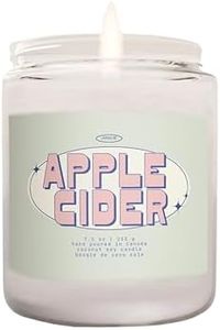 JOOLIE Apple Cider Scented Candle Autumn Fall Candle Bougie Parfumée | Coconut Soy Blend Candles |7.5 oz 40 Hour | Phthalate-Free Fragrance Oils | Lead Zinc Free Wick Made in Canada