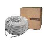 D25 Compatible With D Link Cat 6 Networking Cable for Router UTP Outdoor 100 Meter Box Roll (Grey)