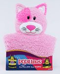 POPillows Pink Cat, 15'' x 22'' - Soft, Wearable, and Loveable Pillow Pet! Perfect for Play and Sleep!, Multicolor, Medium