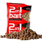 Fjuka 2in1 FatBoys - 10mm Hook Bait. The soft feed pellet & attractant (natural)