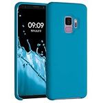 kwmobile Case Compatible with Samsung Galaxy S9 Case - TPU Silicone Phone Cover with Soft Finish - Caribbean Blue