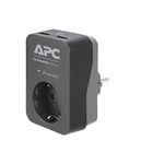 APC PME1WU2B-GR surge protector Black, Grey 1 AC outlet(s) 230 V