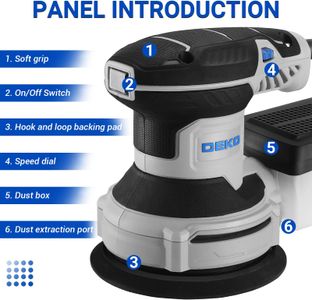 DEKOPRO 300W Orbital Sander – Powerful Electric Handheld Tool