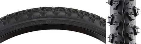 Sunlite Bicycle K831 Alpha Bite Mountain Tires PAIR 26x1.95" Black Trail Knobby