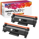 ejet Toner Cartridges Replacement for Brother TN2420 TN-2420 Compatible for Brother MFC-L2710DW HL-L2350DW DCP-L2530DW HL-L2370DN DCP-L2510D HL-L2375DW HL-L2310D MFC-L2730DW L2550DN Printer (2 Black)