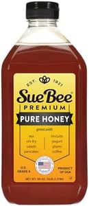 Sue Bee Pure USA Clover Honey, 80 Ounce (5 Pound) Sue Bee Pure Premium Clover Honey From USA Beekeepers