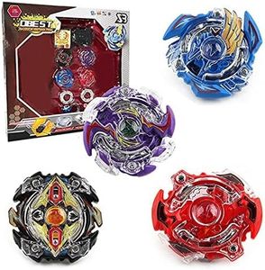 OBEST Conjuntos de Metal de Peonzas Spinning Fusión 4D 4 Box Gyro Lucha Maestro Cadena Launcher con Estadio Infinity Nado