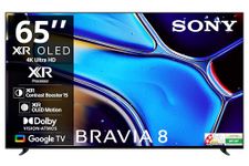 Sony BRAVIA 8 Series 164 cm (65 inches) 4K Ultra HD AI Smart OLED Google TV K-65XR80 (Black)