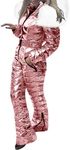 Aurgelmir Women Winter Ski Suit Fur Collar Coat Ski Jumpsuit Snowsuit