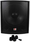 Rockville SBG1188 18-Inch 1000 Watt Passive Pro DJ Subwoofer, MDF Cabinet/Pole Mount