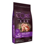 Wellness CORE Wellness Puppy Food Dry, Grain Free - Turkey and Chicken, 10+2 kg
