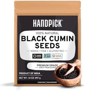 Black Cumin Seed (14oz) Pure Nigella Seeds - No Salt or Preservatives, Non GMO | Indian Black Whole Cumin | Gluten Free, Aromatic & Farm Fresh Kalonji | Resealable Zip Lock Pouch