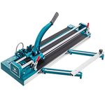 VEVOR 24/31/39/47 Inch Tile Cutter Single Rail Double Brackets Manual Tile Cutter 3/5 in Cap w/Precise Laser Manual Tile Cutter Tools for Precision Cutting (47 inch Double Rails)