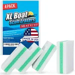 IMPRESA Boat Scuff Eraser 4 Pack - XL Boat Cleaner - Made in USA- Effectively Cleans Marks & Dirt from Fiberglass, Aluminium, Gelcoat, Plastic & Metal - Marine Vessel Products Boat Scuff Accessories